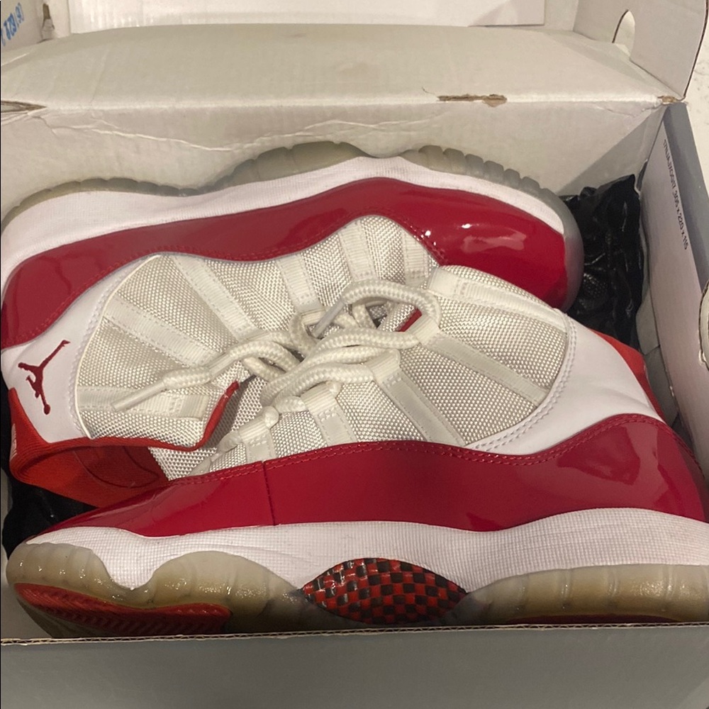 Kids Red and White Athletic Shoes